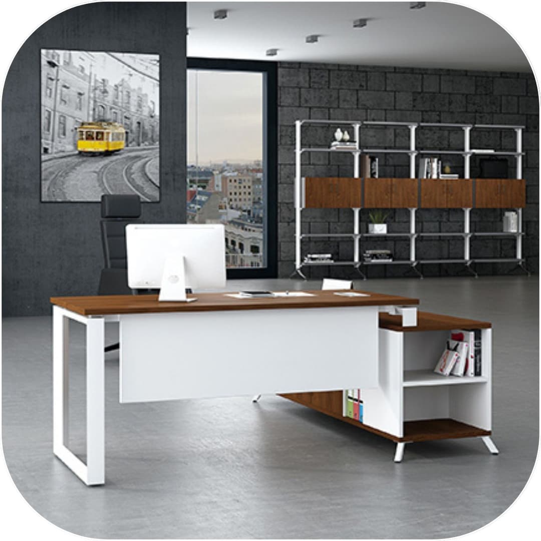 2.โต๊ะทำงานผู้บริหาร-โต๊ะทำงานขาเหล็ก 2.โต๊ะทำงานผู้บริหาร-โต๊ะทำงานขาเหล็ก